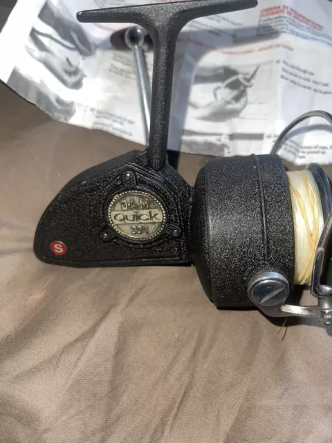 Vintage Dam Quick 331 Spinning Reel Made In Germany