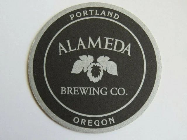 Beer Collectible Coaster ~ ALAMEDA Brewing Company ~*~ Portland, OREGON Brewery