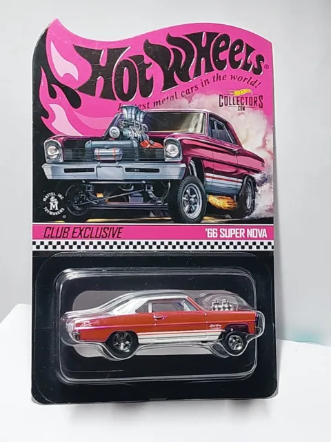 hot wheels 1/64 🇨🇵 RLC 2021 66 Super Nova  ,Real Riders , Métal ,collectors
