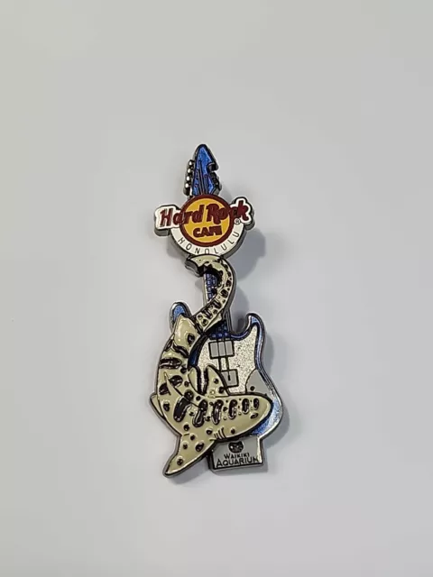 Honolulu Hard Rock Cafe Trading Pin Guitar Waikiki Aquarium Limited Edition 300