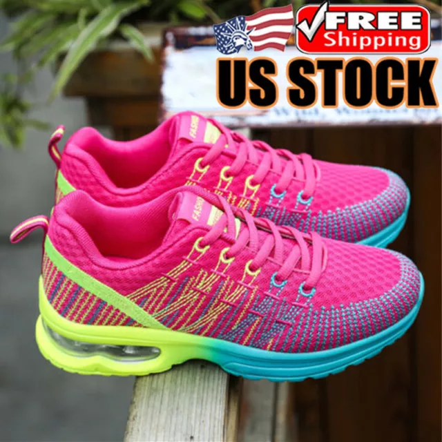 WOMEN'S SPORTS AIR Cushion Running Shoes Non-Slip Athletic Jogging Sneakers  Gym $29.99 - PicClick