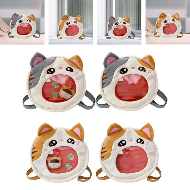 Sac à dos en peluche de dessin animé, sac à jouets à la mode, Portable et
