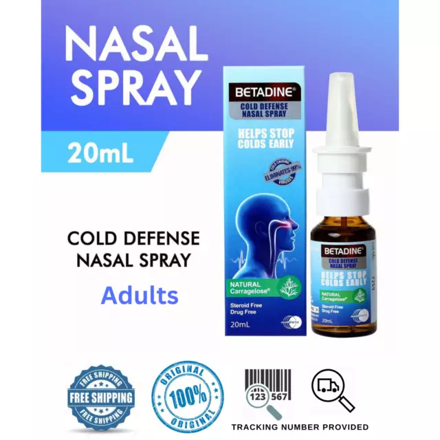 Betadine Cold Defense Spray Nasal 20 ml éprouvé pour lutter contre l'or et... 2