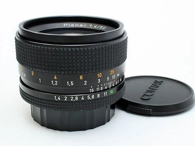 Contax Carl Zeiss Planaren T 50mm F1.4 Mmj Mf Standard Prime Linse C / Und Japan