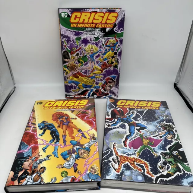 Set CRISIS ON INFINITE EARTHS COMPANION - Deluxe Edition Vol. 1 2 3 1-3 (2019)