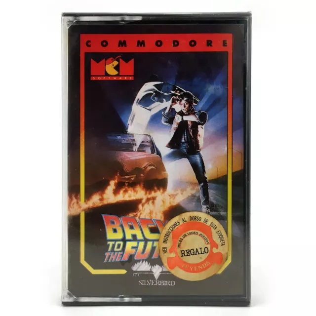 Commodore 64 C64 Back To The Future Sealed Mcm Delorean Marty Mcfly 80S Cassette