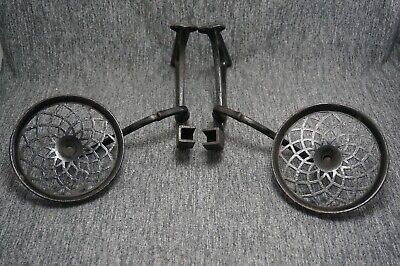 Pair of Cast Iron OIL LAMP HOLDERS and WALL BRACKETS for a TOWEL BAR - ANTIQUE