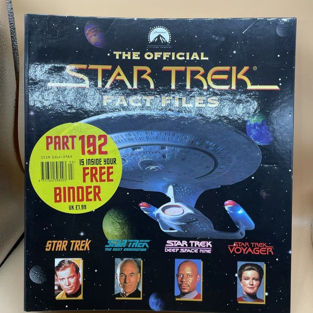 OFFICIAL STAR TREK FACT FILE THE Official Star Trek Fact Files No.13 Binder