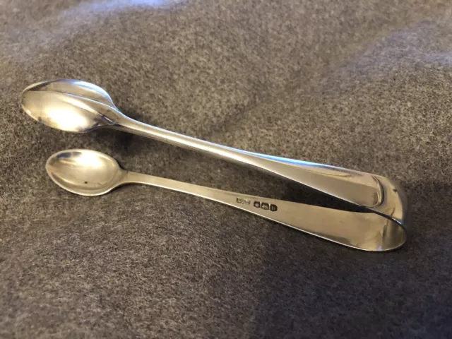 Sterling Silver Sugar Tongs Roberts & Dore 1919 Sheffield