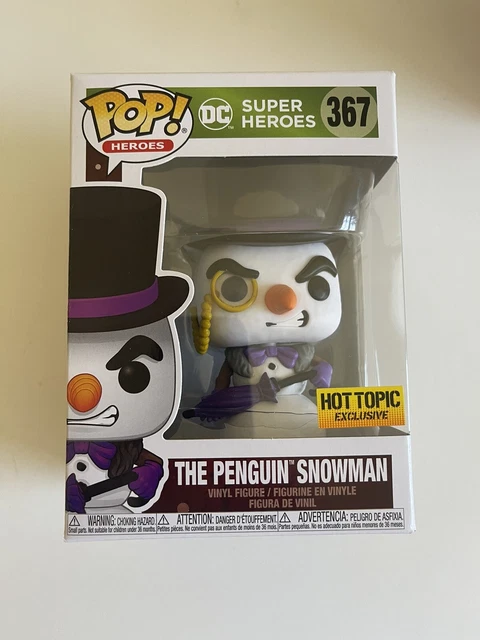Funko Pop! DC Heroes Christmas Penguin Snowman Hot Topic Exclusive #367