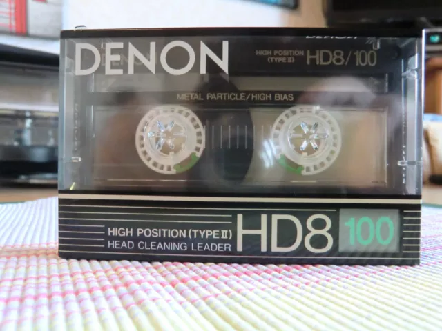 1 x DENON HD8 HIGH POSITION 100 Minuten Kassette IEC / Typ II