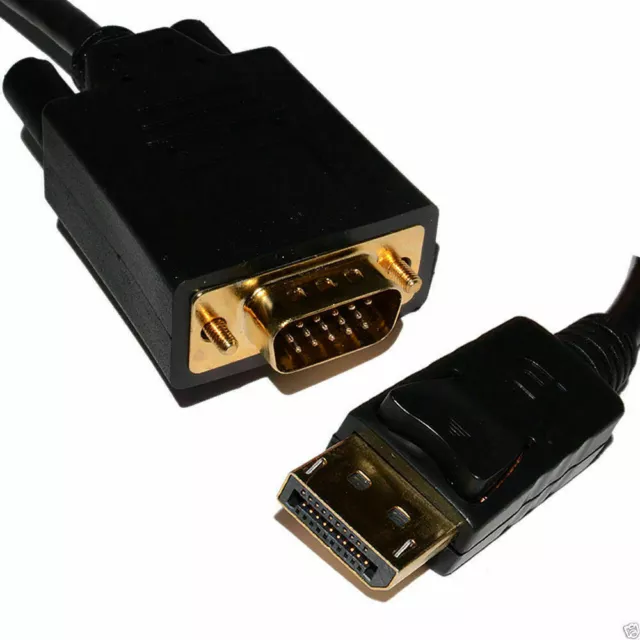 Port D'Affichage Plug À Svga VGA 15 Broche D-Sub PC À Câble Moniteur Câble 2m