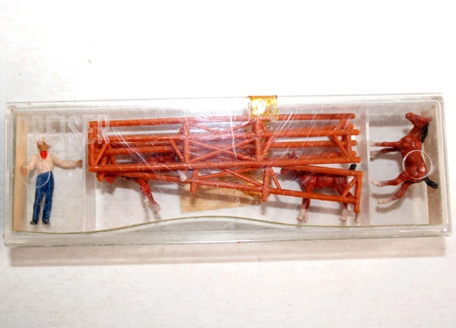 PREISER HO PERSONNAGES GRUTIERS 10037 TRAIN ELECTRIQUE BOITE