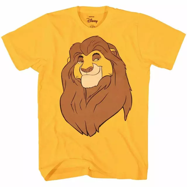 DISNEY LION KING Mufasa Face Men's T-Shirt Size XL Black $7.00 - PicClick