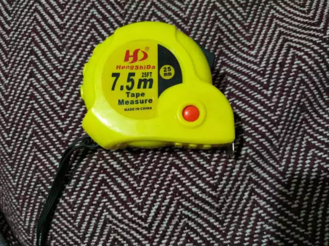 7.5M RETRACTABLE METAL TAPE MEASURE 25" FT Micro Power Lock MEASURING