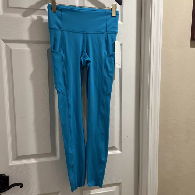 NWT LULULEMON FAST Free Tight Size 6 BUCA Blue Cast Non-Reflective Nulux  25 $179.00 - PicClick