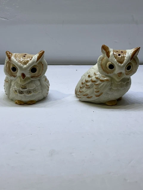 Lenox Owl Salt And Pepper Shaker Set