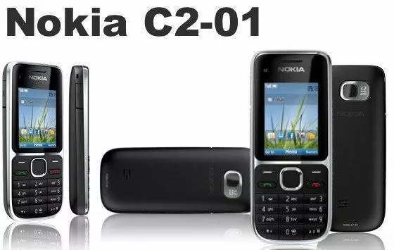 Nuove condizioni-Nokia C2-01- Telefono cellulare (sbloccato) nero-garanzia-restituzione accettata