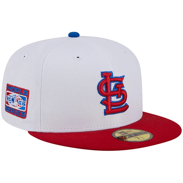 Men's New Era White/Red St. Louis Cardinals Undervisor 59FIFTY Fitted Hat