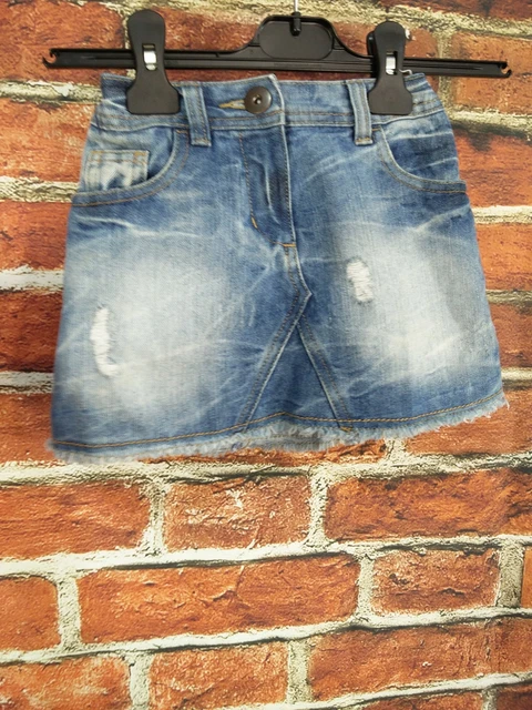 Pacchetto Gonna 3/4 Pantaloni Bambina Età 5-6 Anni Next Zara Set Denim Estate 116Cm 2