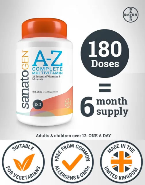 Sanatogen a-z completes multivitamin Maximum Strength Supplement 6 Months Supply