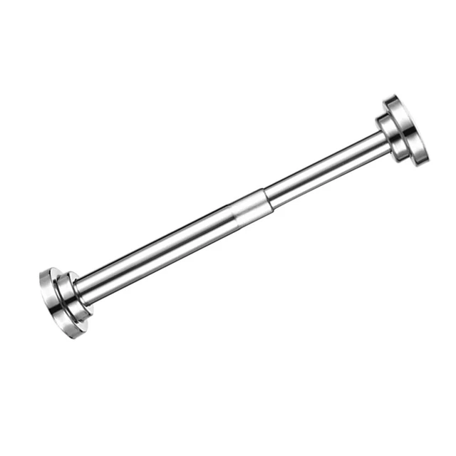 1 pieza de acero inoxidable extensible mástil para perchero barra de tensión