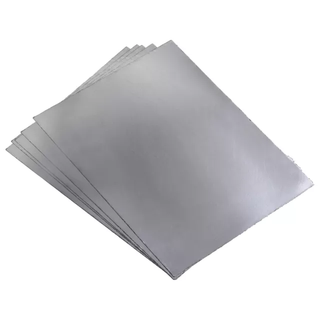 Flexible Graphite Foil Sheet Graphite Gasket Sheet 250x200x0.6mm, Pack of 5