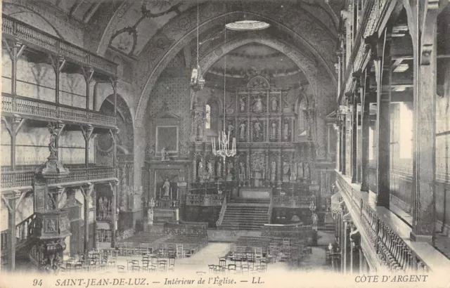 Cpa 64 Saint Jean De Luz Interieur De L'eglise