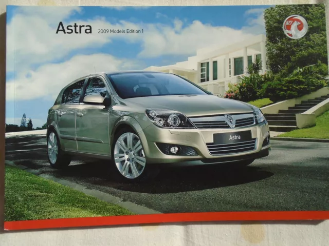 Vauxhall Astra range brochure 2009 models Ed 1