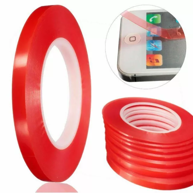 10M Adhesive RED Double Side Strong Sticky High Temp Tape Cell Phone LCD Screen