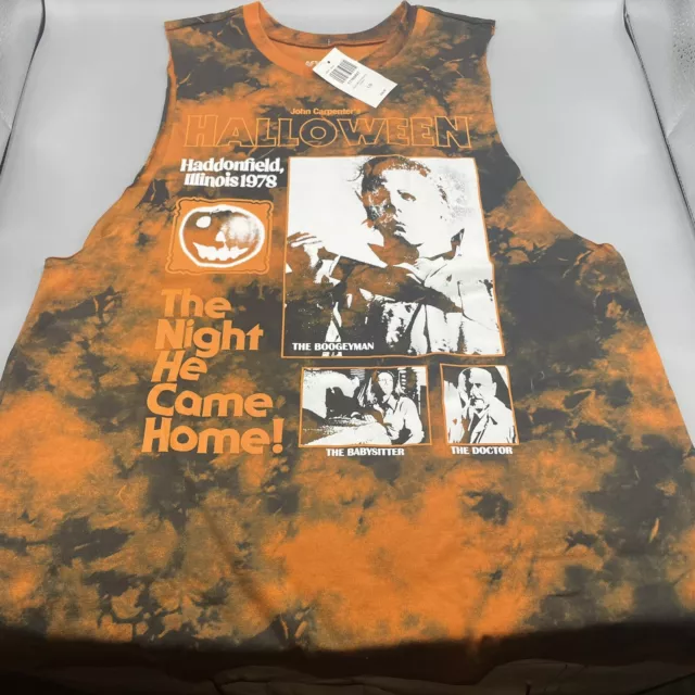 Halloween Michael Myers Poster Muscle Tee Tank Top LARGE Halloween Michael Myers Poster Muscle Tee Tank Top LARGE