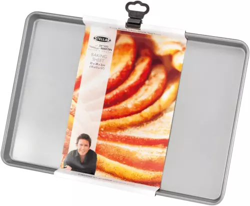 Stellar James Martin High Grade Steel Non-Stick Baking Sheet 38x25x2cm SJM54