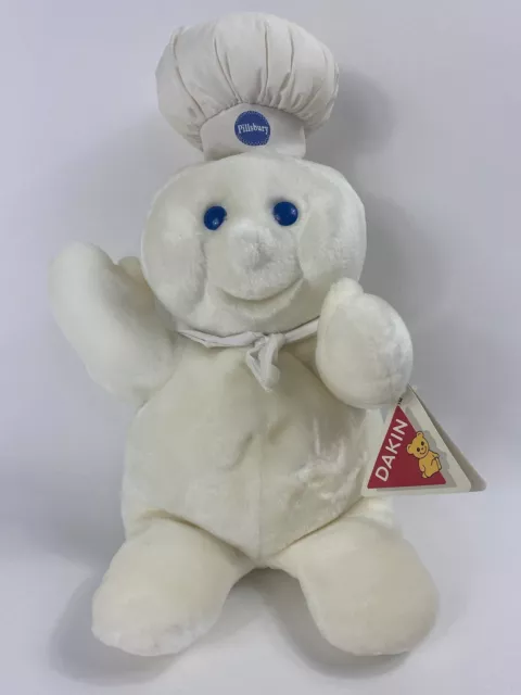 VINTAGE 1987 DAKIN Pillsbury Doughboy 15” Puppet Plush Stuffed Animal ...