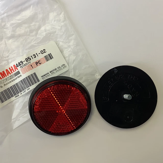 GENUINE YAMAHA REAR Reflector Rd250Lc Rd350Lc Rd350Ypvs 449-85131-02 £ ...
