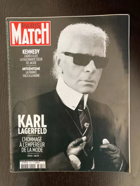 PARIS MATCH N°3641 Février 2019 décès Karl Lagerfeld Lisa Gardner Louboutin  G42
