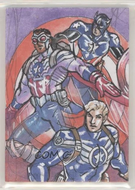 2020 Upper Deck Marvel Masterpieces Sketch Cards 1/1 Melissa Uran Auto 09q5
