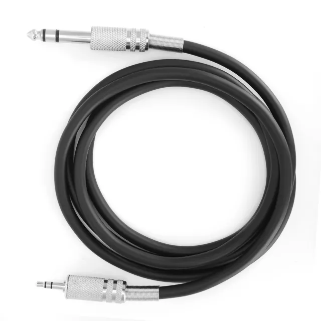 (Black 2 Meters)3.5mm Cable Portable Cable Anti-Oxidation Wear-Resistant