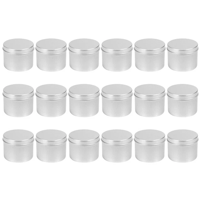 Contenedores de velas de lata de 18 piezas, 4 oz, para hacer velas hágalo usted mismo, velas CZ3J7