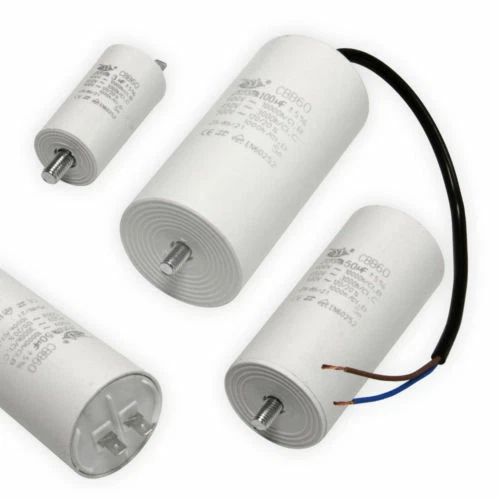 Kondensator Anlaufkondensator Motorkondensator 9 µF 450V Mit AMP