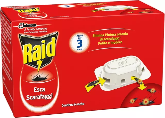 Raid Esca Scarafaggio 1 x 6 Stücke