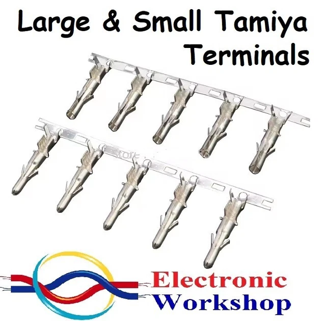 LARGE TAMIYA & Mini Tamiya Battery Connector Terminals Pins RC Lipo UK ...