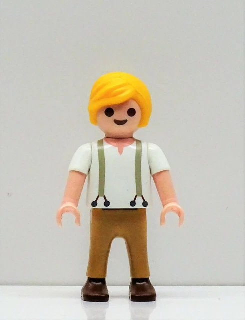Boy Child B Suspenders Boots Pants Braun Playmobil To Western Victorian