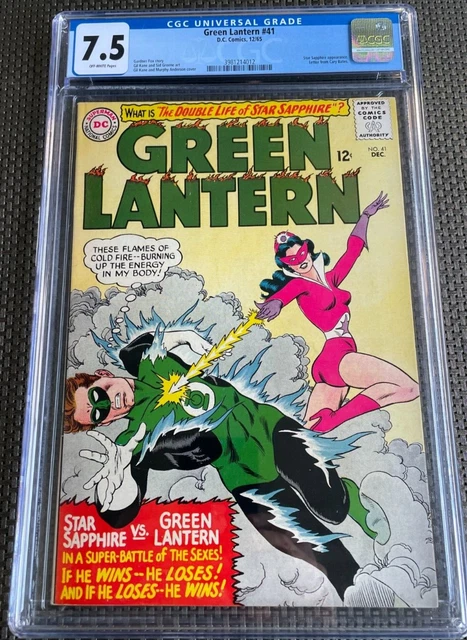 Green Lantern 41 CGC 7.5 Star Sapphire 3rd Appearance DC Comics Silver Age 1965
