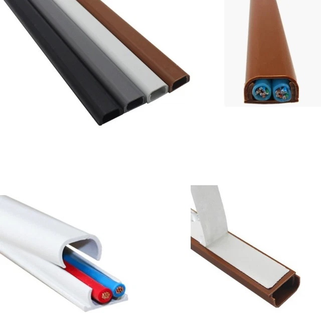 Anti-extrusion Floor Cord Cover Extension Wiring Duct Protector  Home Outdoor