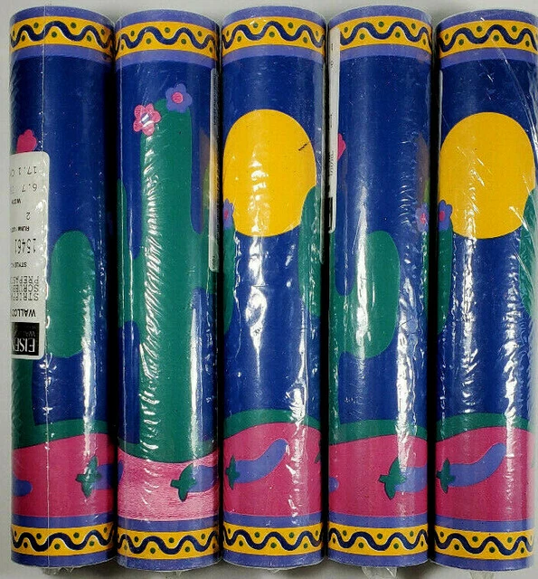 Papel pintado Eisenhart borde 5 rollos estilo suroeste 6,7" de ancho 5 yardas cada preparación