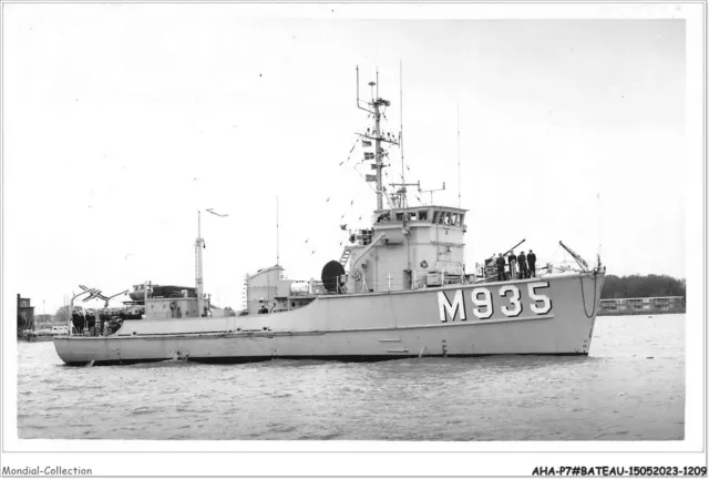 Ahap7-Bateaux De Guerre Marine Carte Photo-0606- Belgique - M935