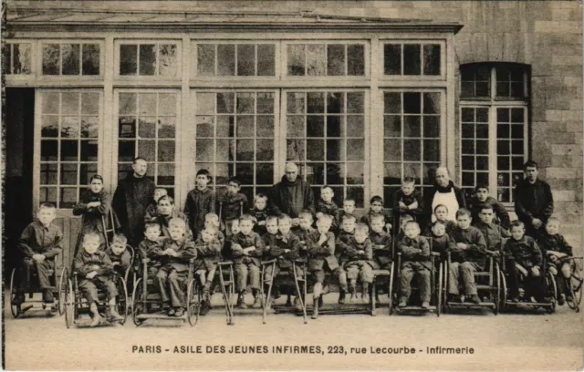 CPA PARIS 15e Asile des Jeunes Infirmes, 223, rue Lecourbe - Infirmerie (65719)