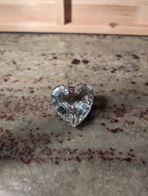 SWAROVSKI SCS  'CLEAR HEART'  4cm across