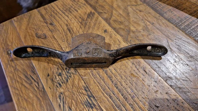 Vintage Wooden Spokeshave-Woodworking Tool No.51