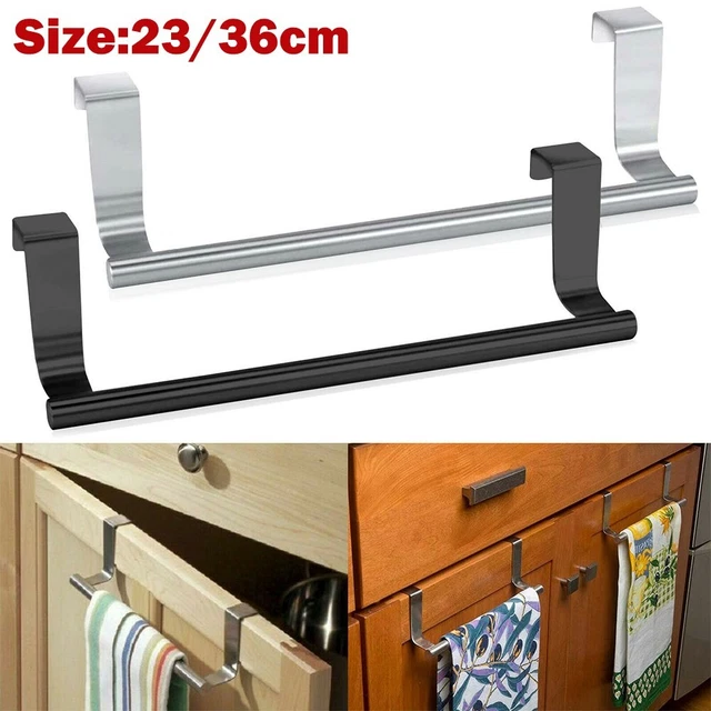 Protège Serviette Rail Support Cintre Salle de Bain Placard Suspendu Design Sur